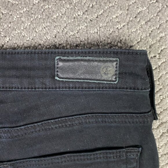 AG Adriano Goldschmied The Harper Essential Straight Jeans Women's 27R Black - Picture 6 of 14